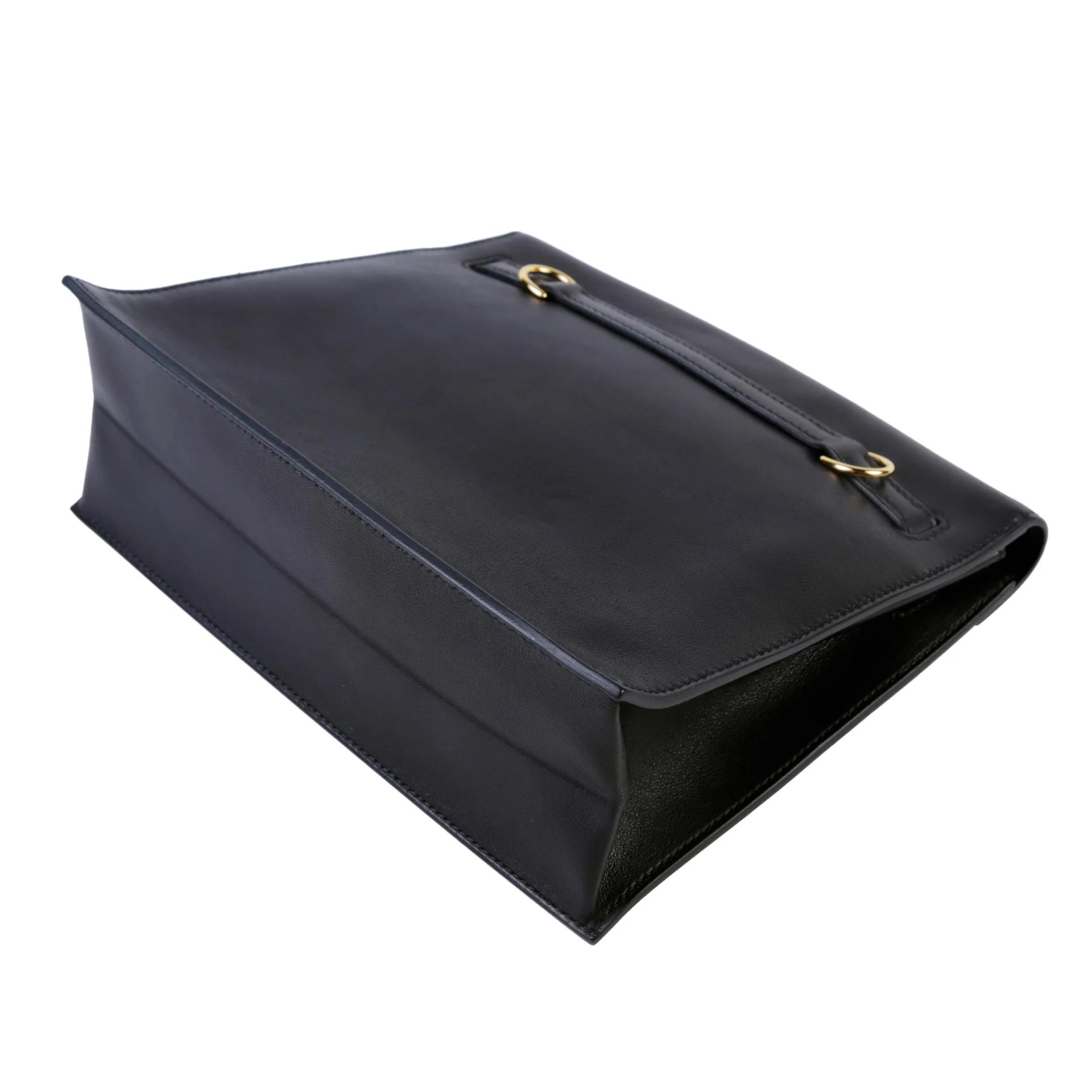 Very Good ( Rank A) HERMÈS Kelly Danse Noir (89) Volupto calfskin Gold hardware K (2025) - 6