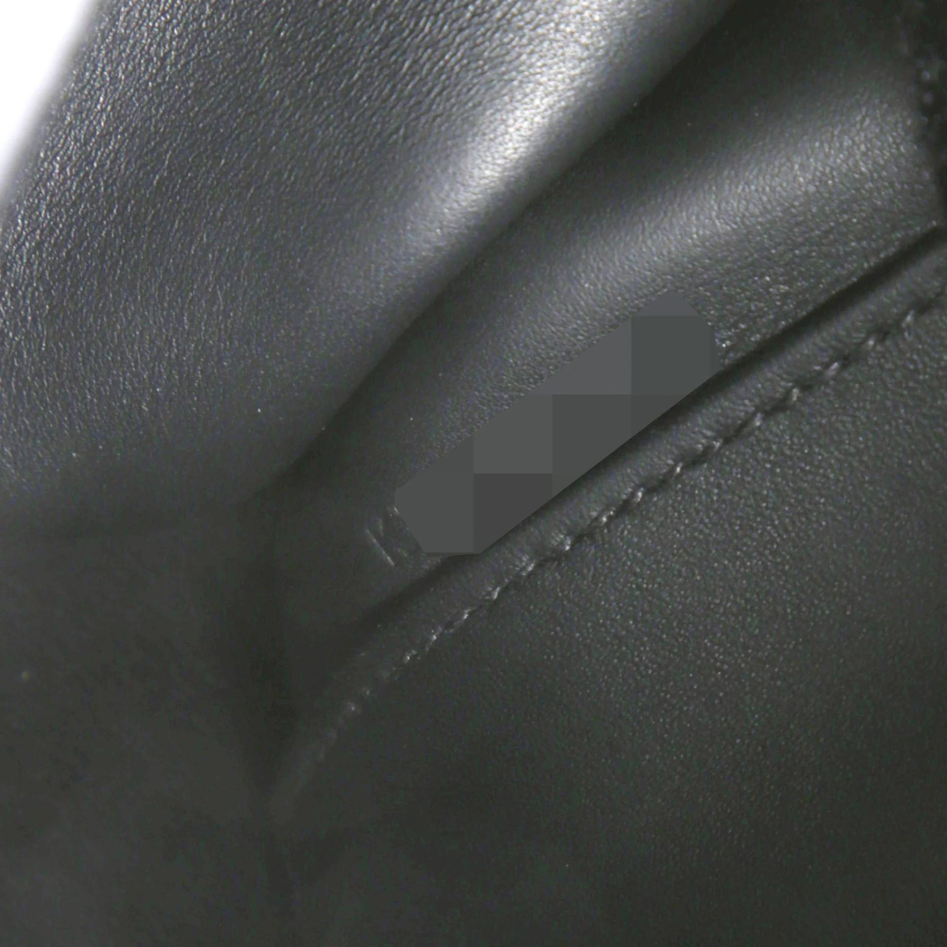 Very Good ( Rank A) HERMÈS Kelly Danse Noir (89) Volupto calfskin Gold hardware K (2025) - 12