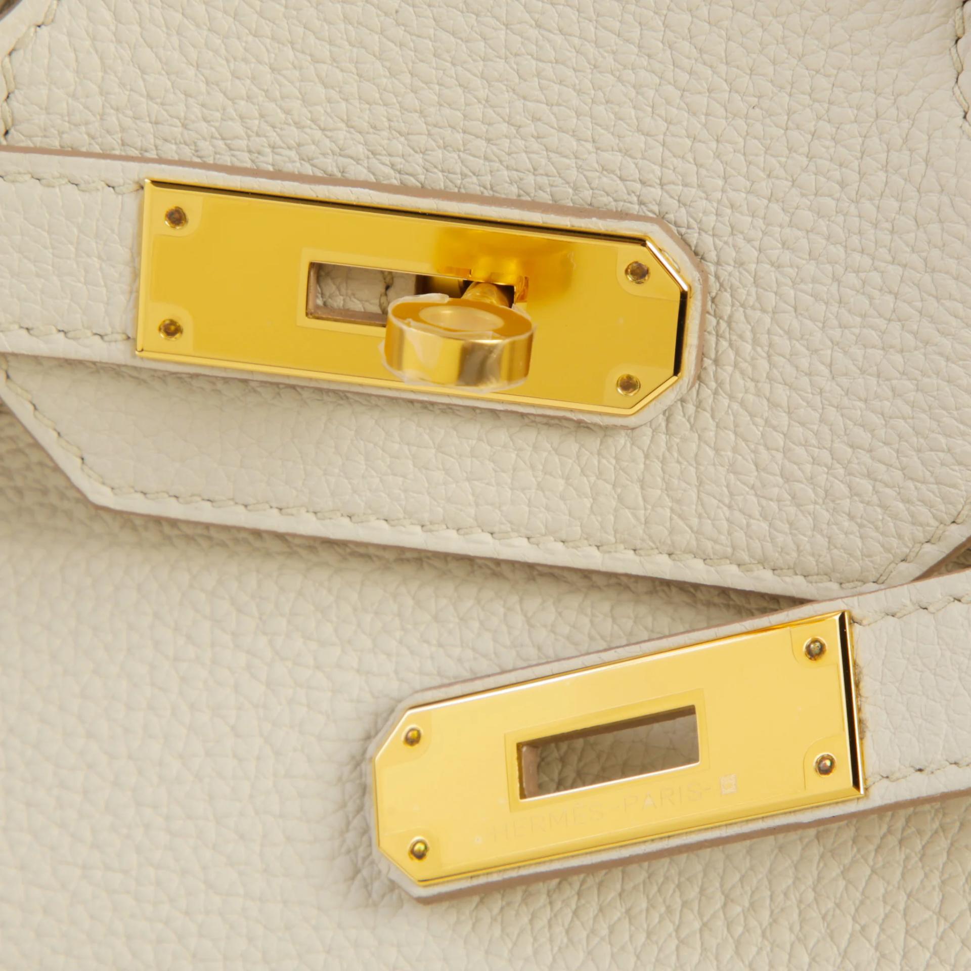 Unused ( Rank NS ) HERMÈS Birkin 30 Beton (8L) Togo Gold hardware W (2024) - 8