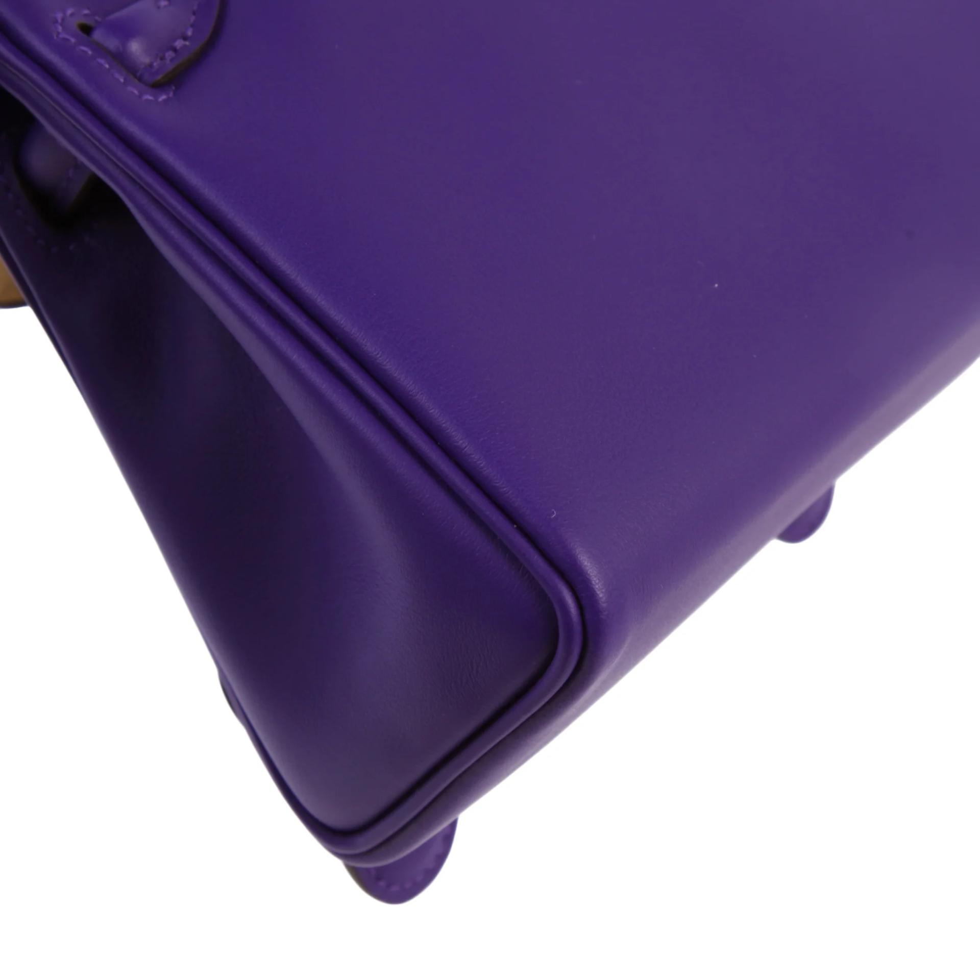 Brand New ( Rank N ) HERMÈS Limited Edition Kelly Doll Purple (X3) Swift Palladium hardware G (2026) - 6