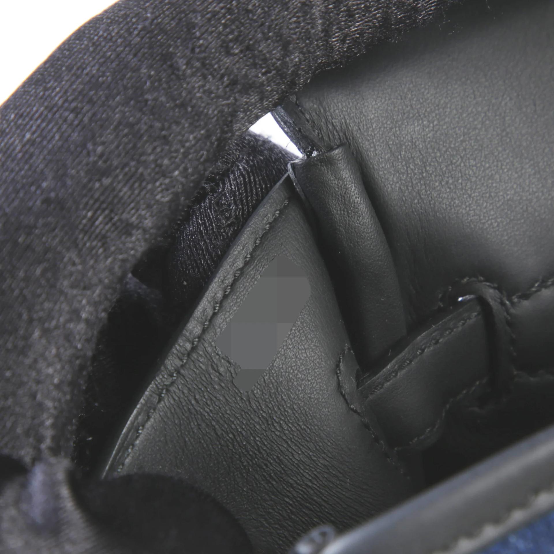 Brand New ( Rank N ) HERMÈS Limited Edition Birkin Cargo 25 Denim Fonce Noir (89) Denim Swift Palladium hardware G (2026) - 14