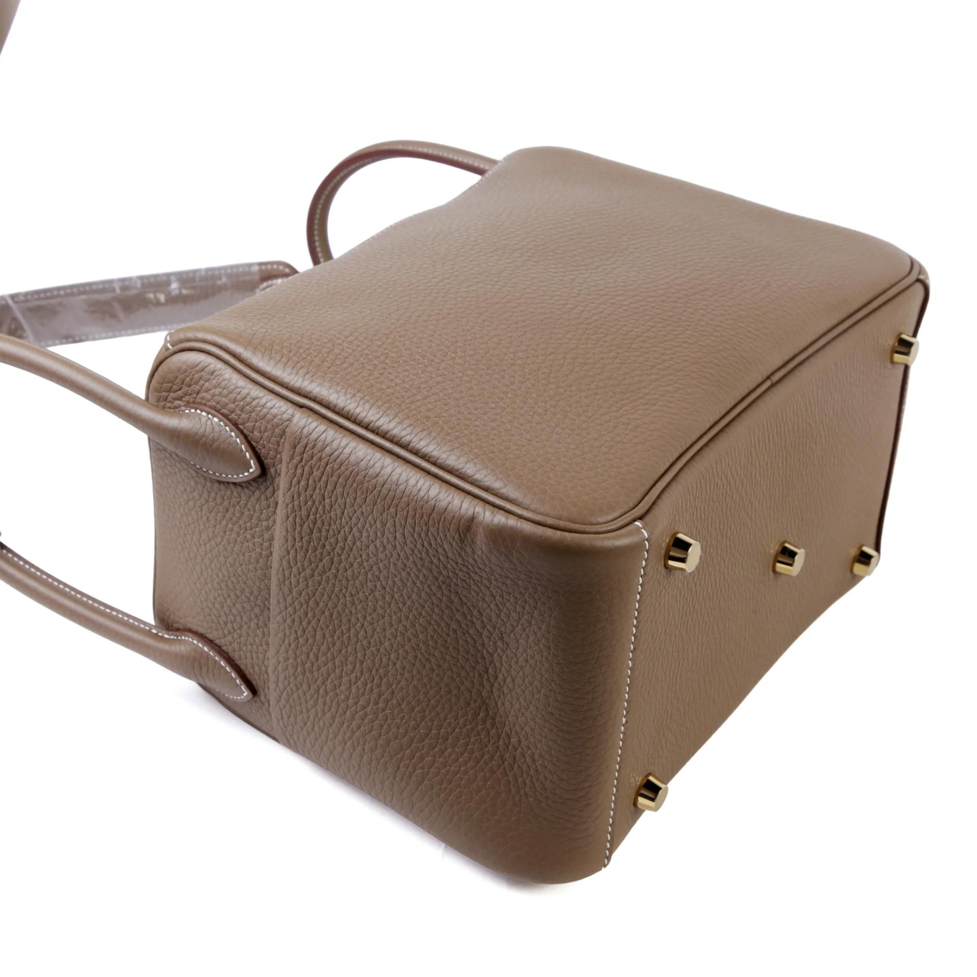 Brand New ( Rank N ) HERMÈS Lindy 26 Etoupe (18) Clemence Gold hardware G (2026) - 6