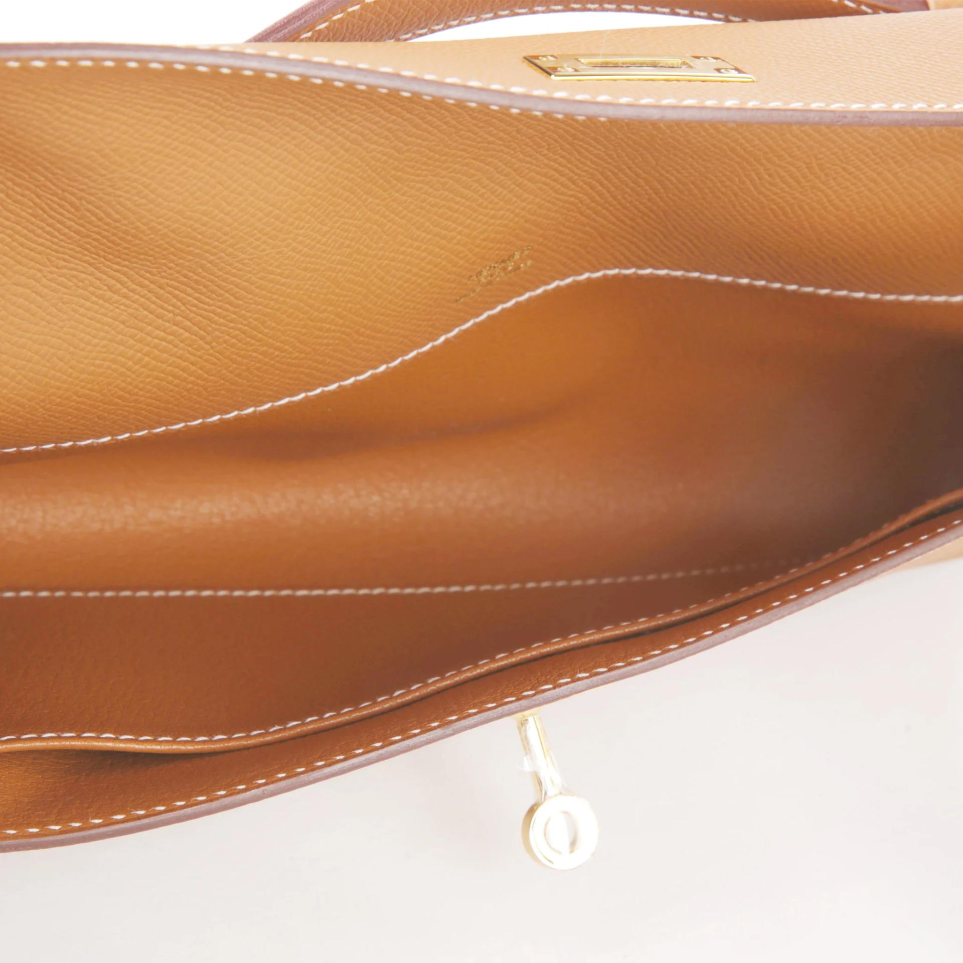 Brand New ( Rank N ) HERMÈS Kelly Cut Gold (37) Epsom Gold hardware G (2026) - 11