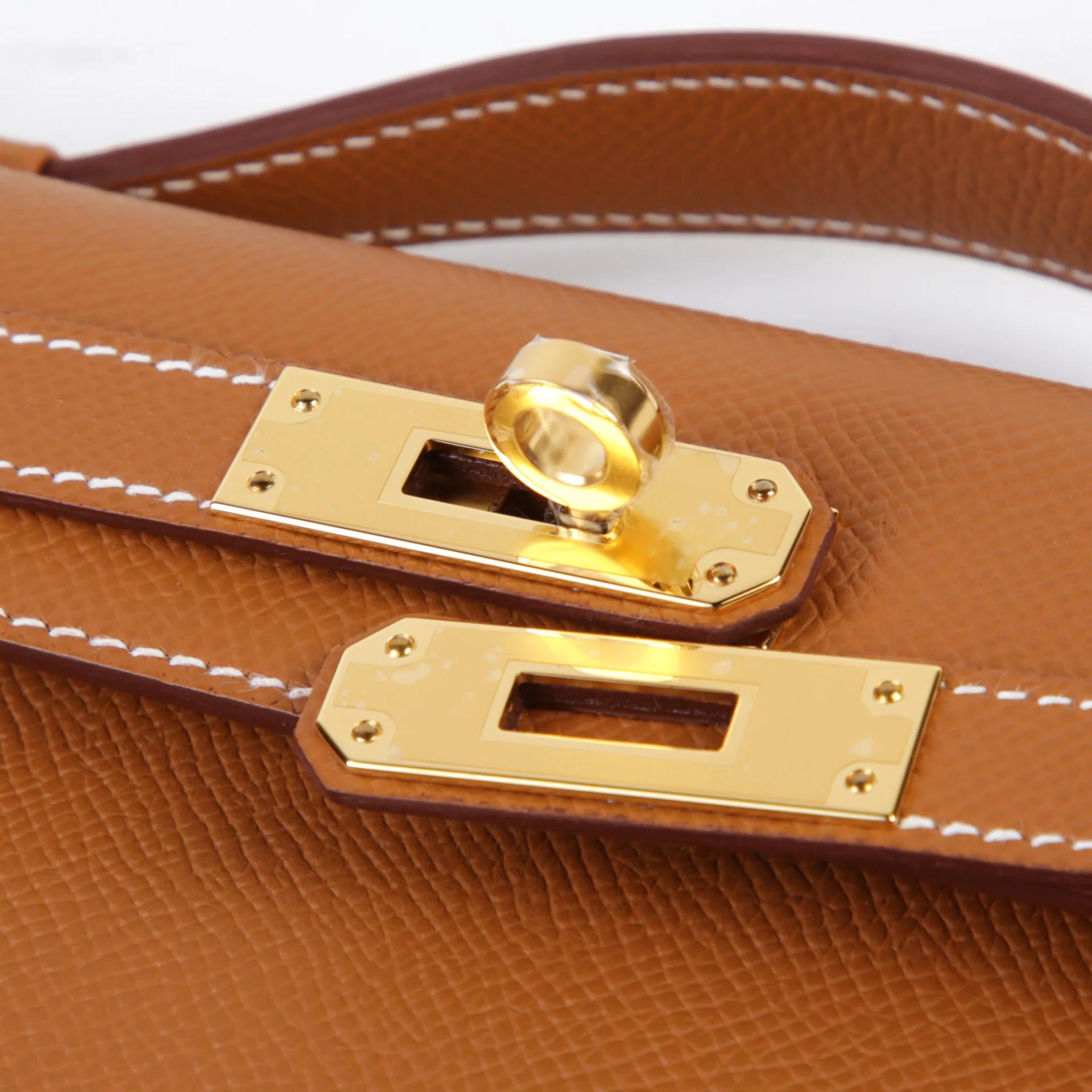 Brand New ( Rank N ) HERMÈS Kelly Cut Gold (37) Epsom Gold hardware G (2026) - 8