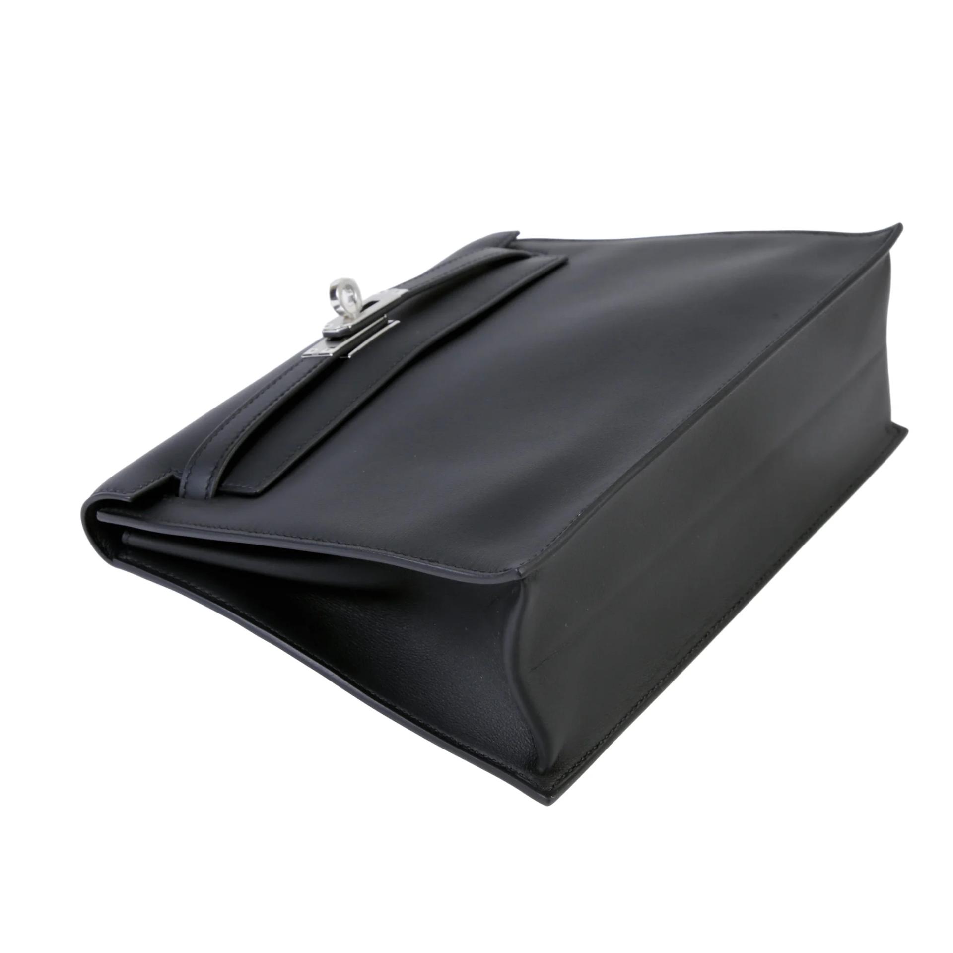 Brand New ( Rank N ) HERMÈS Kelly Danse Noir (89) Swift Palladium hardware G (2026) - 3