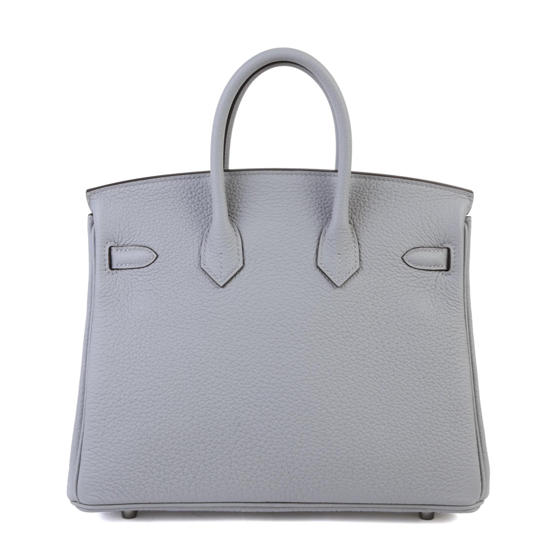 Brand New ( Rank N ) HERMÈS Birkin 25 Gris Pantin (P0) Togo Palladium hardware G (2026) - 2