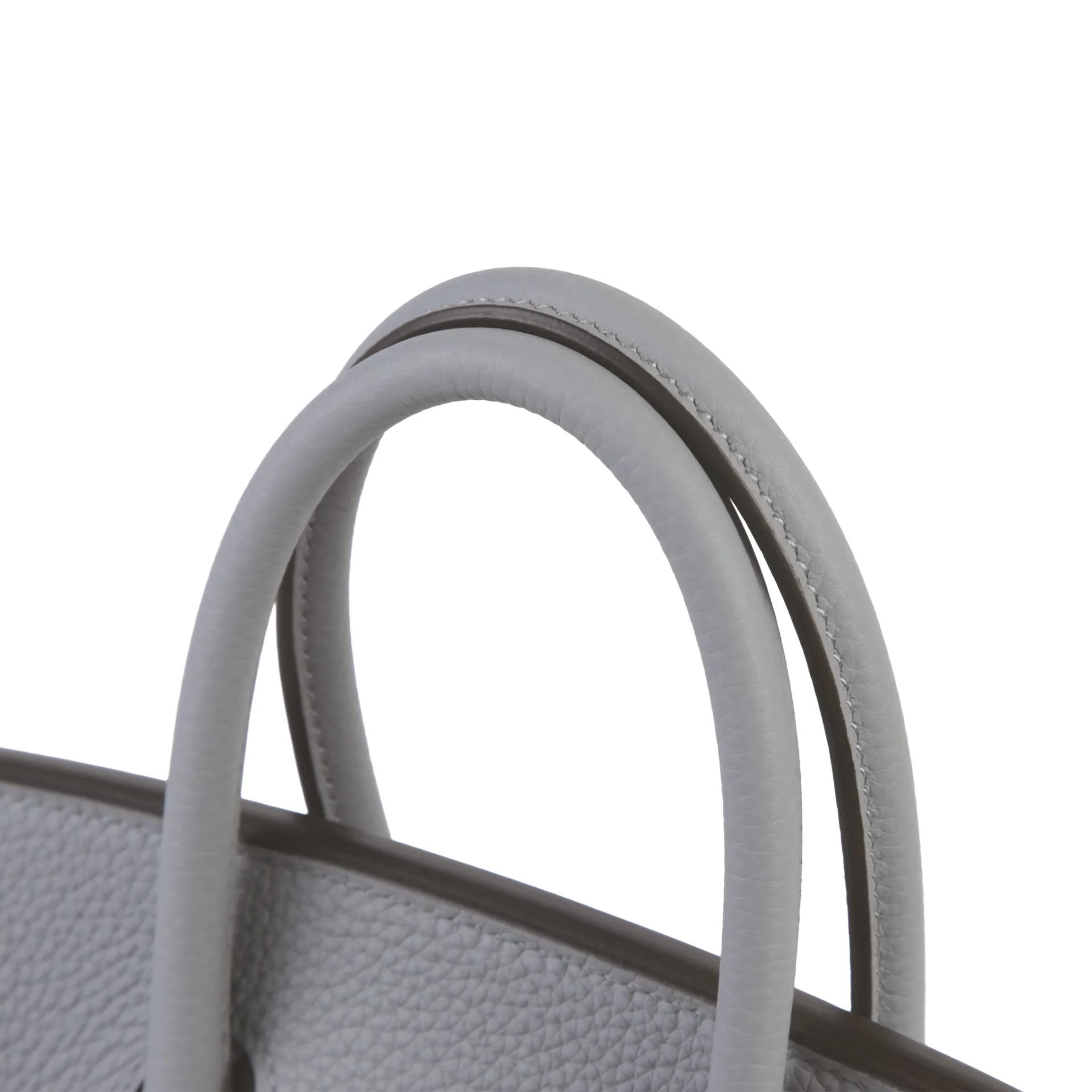 Brand New ( Rank N ) HERMÈS Birkin 25 Gris Pantin (P0) Togo Palladium hardware G (2026) - 3