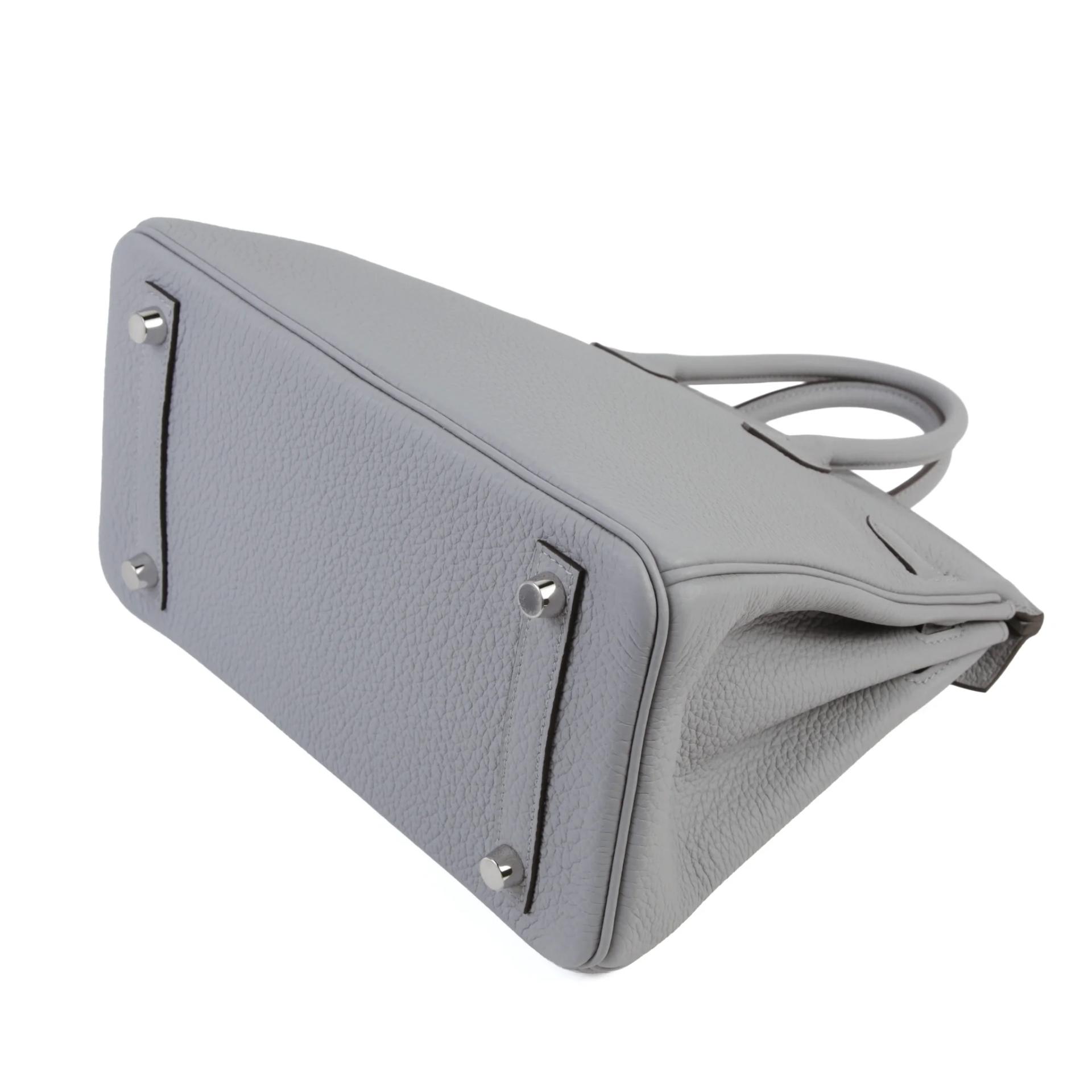 Brand New ( Rank N ) HERMÈS Birkin 25 Gris Pantin (P0) Togo Palladium hardware G (2026) - 7