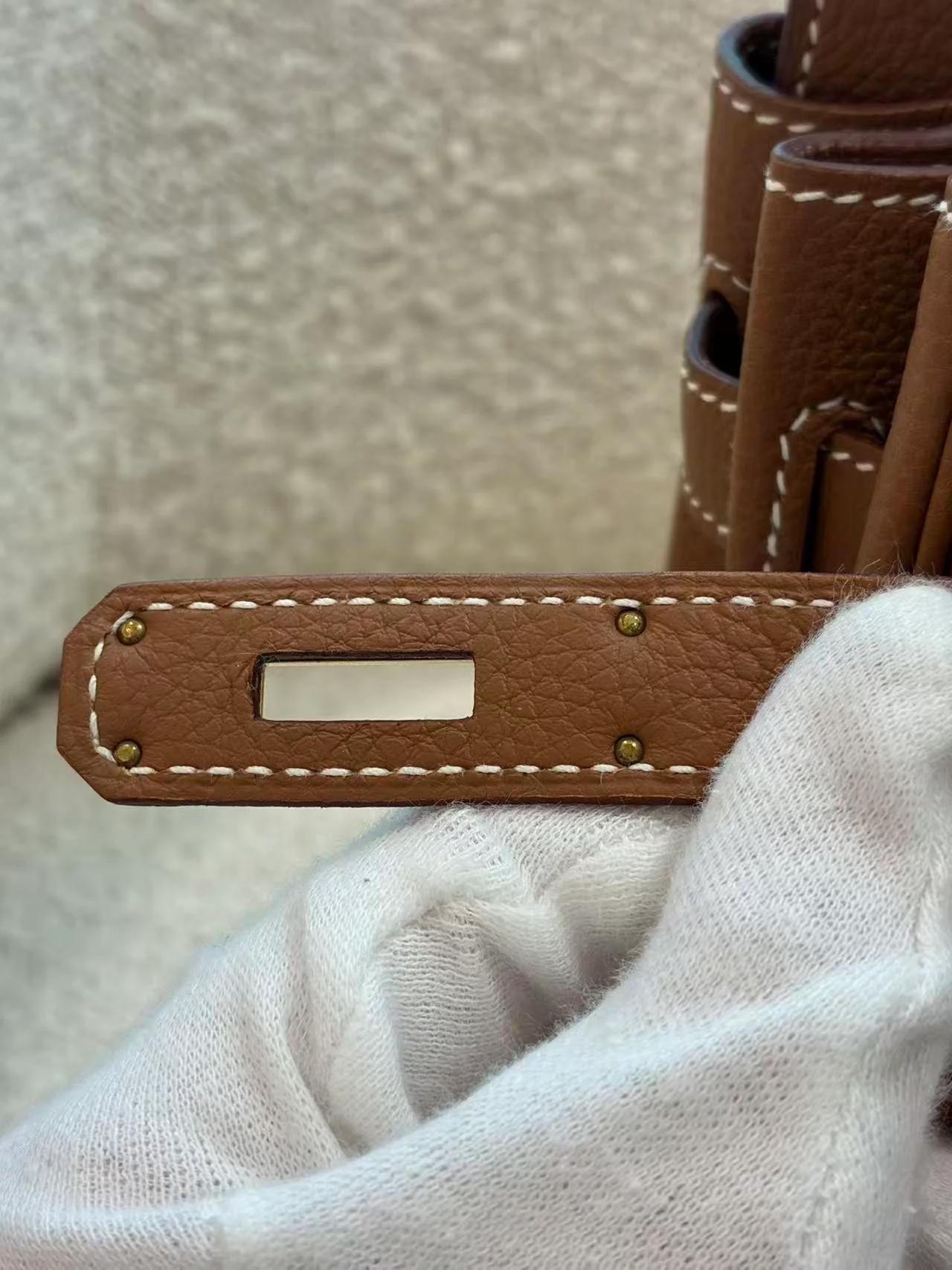 Unused ( Rank NS ) HERMÈS Birkin 30 Gold (37) Togo Gold hardware W (2024) - 17