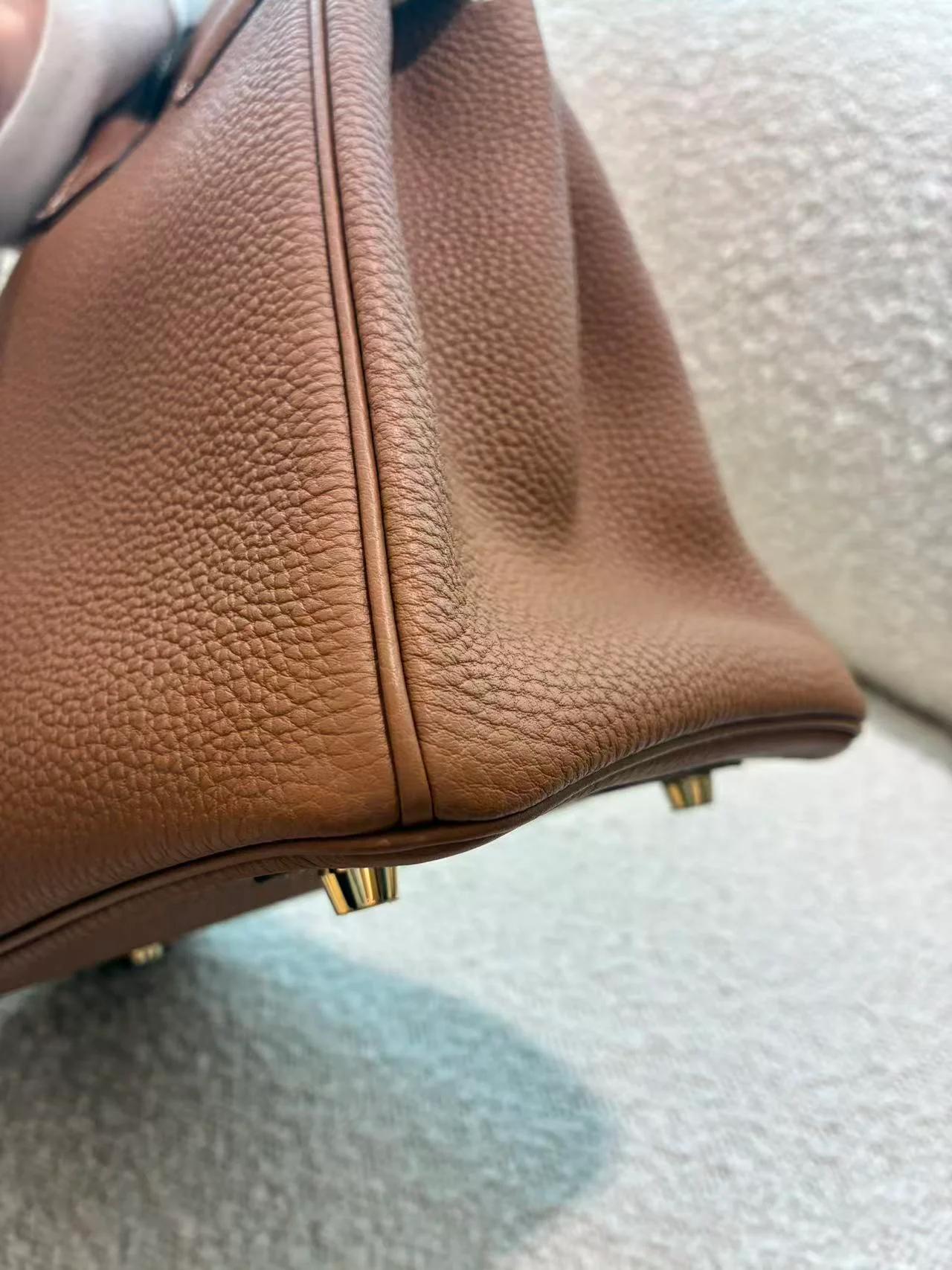 Unused ( Rank NS ) HERMÈS Birkin 30 Gold (37) Togo Gold hardware W (2024) - 13