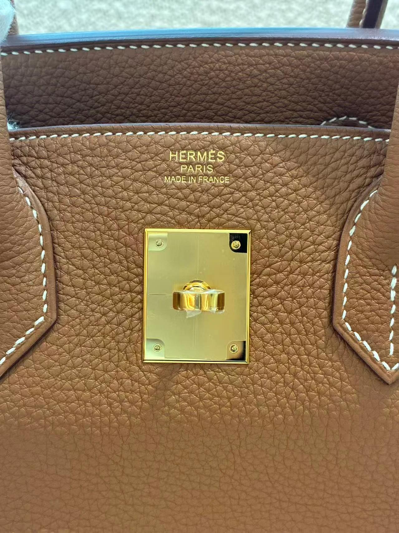 Unused ( Rank NS ) HERMÈS Birkin 30 Gold (37) Togo Gold hardware W (2024) - 21