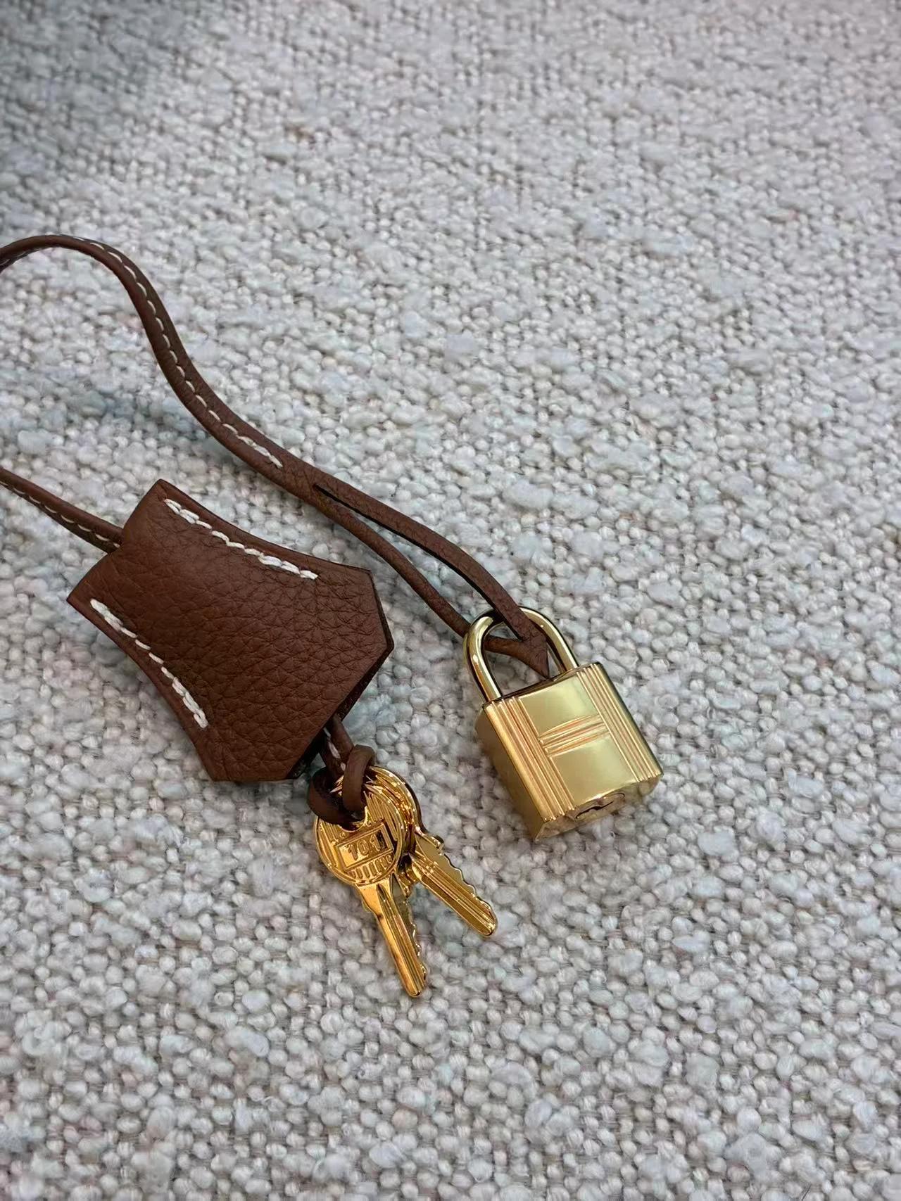Unused ( Rank NS ) HERMÈS Birkin 30 Gold (37) Togo Gold hardware W (2024) - 28