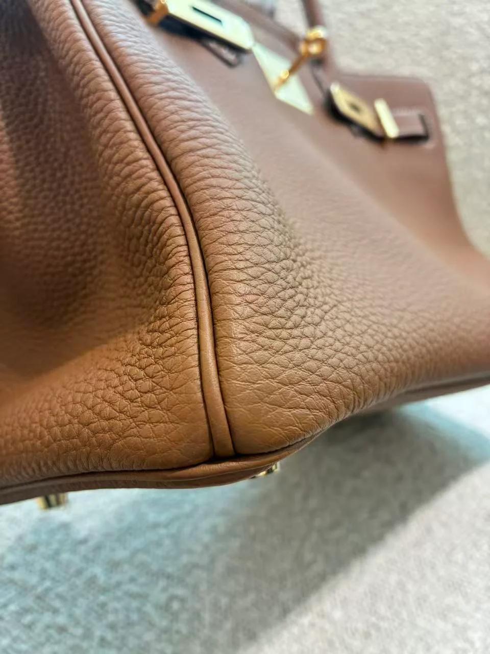 Unused ( Rank NS ) HERMÈS Birkin 30 Gold (37) Togo Gold hardware W (2024) - 14