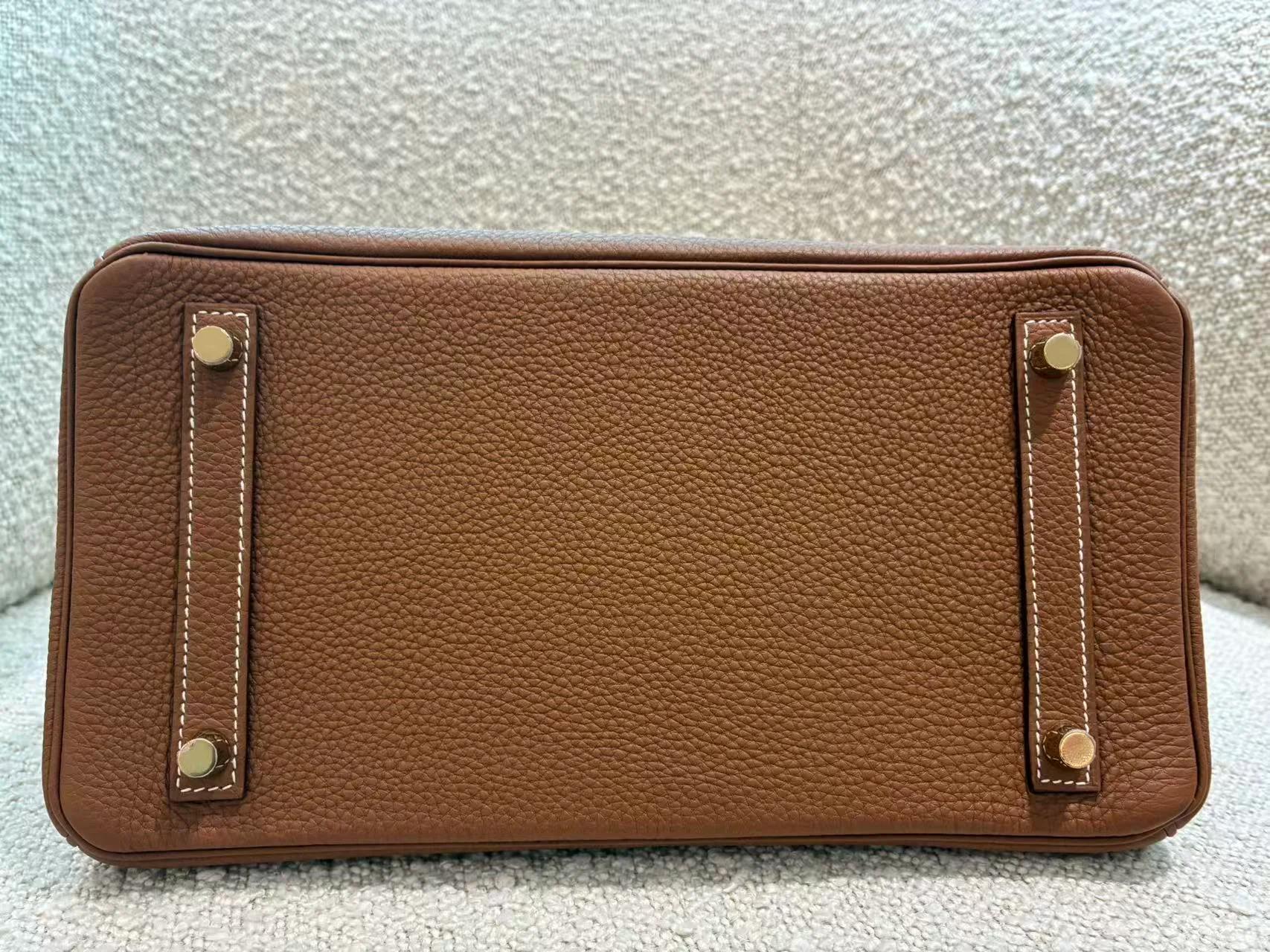 Unused ( Rank NS ) HERMÈS Birkin 30 Gold (37) Togo Gold hardware W (2024) - 15