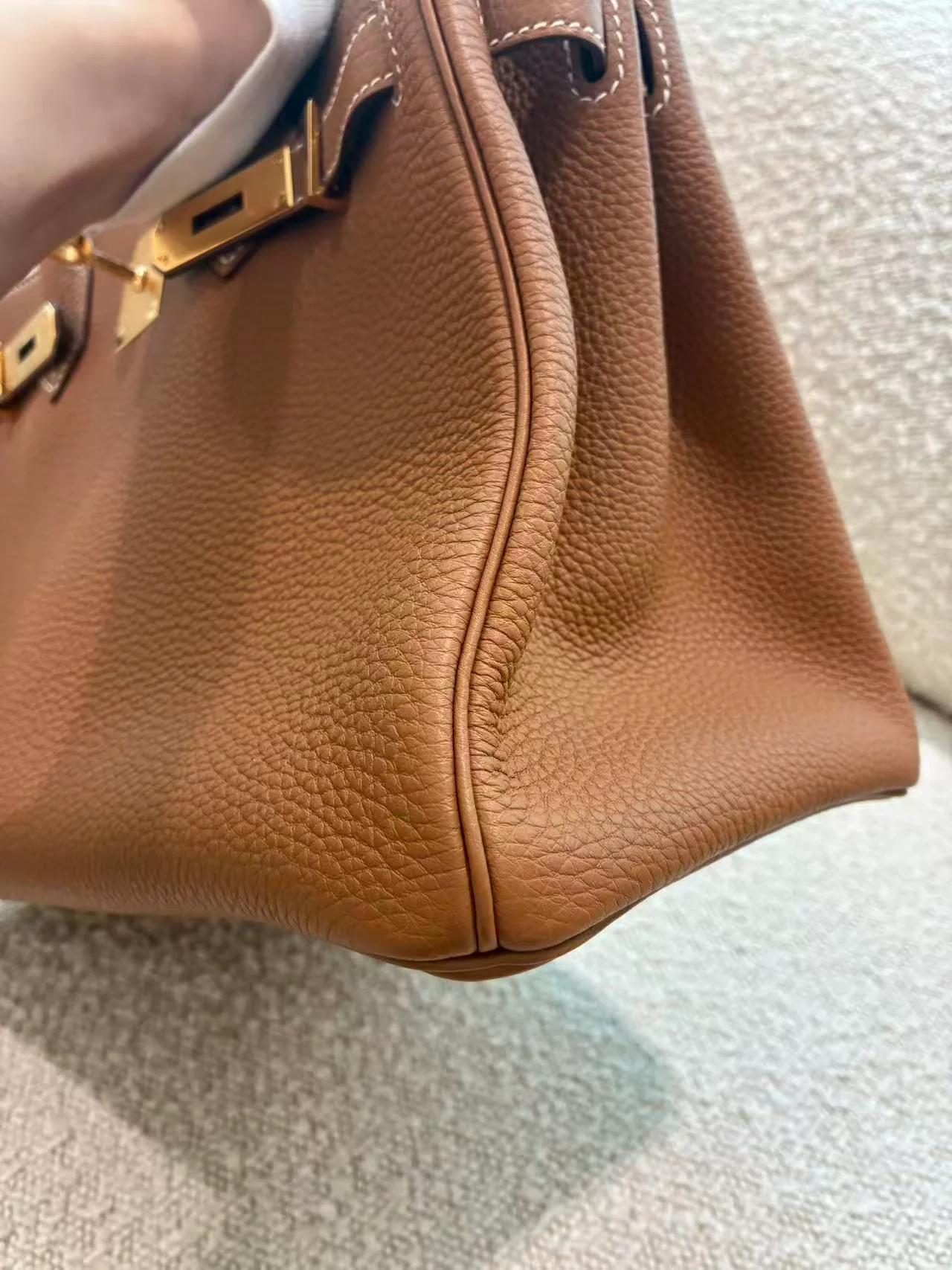 Unused ( Rank NS ) HERMÈS Birkin 30 Gold (37) Togo Gold hardware W (2024) - 11