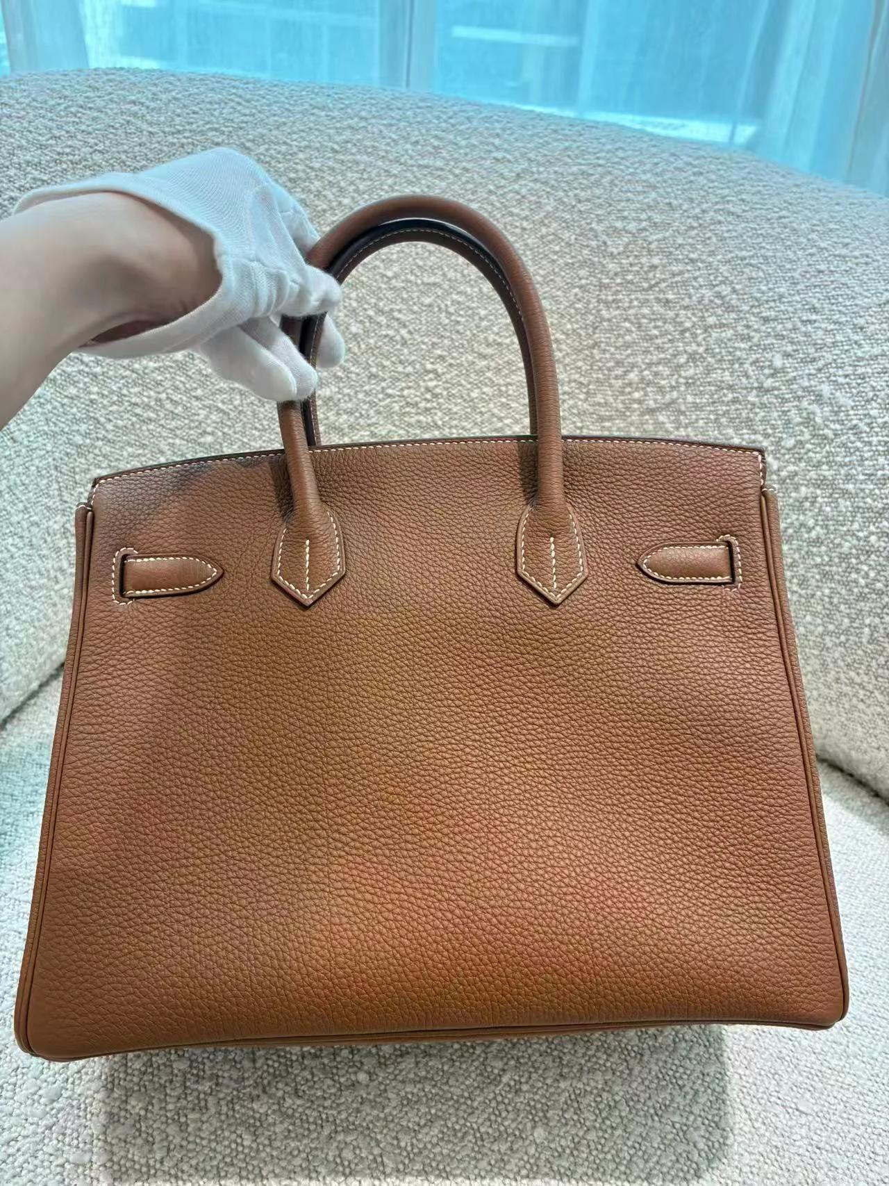 Unused ( Rank NS ) HERMÈS Birkin 30 Gold (37) Togo Gold hardware W (2024) - 8