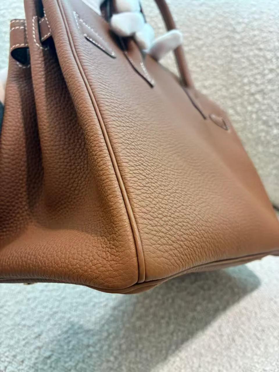 Unused ( Rank NS ) HERMÈS Birkin 30 Gold (37) Togo Gold hardware W (2024) - 12