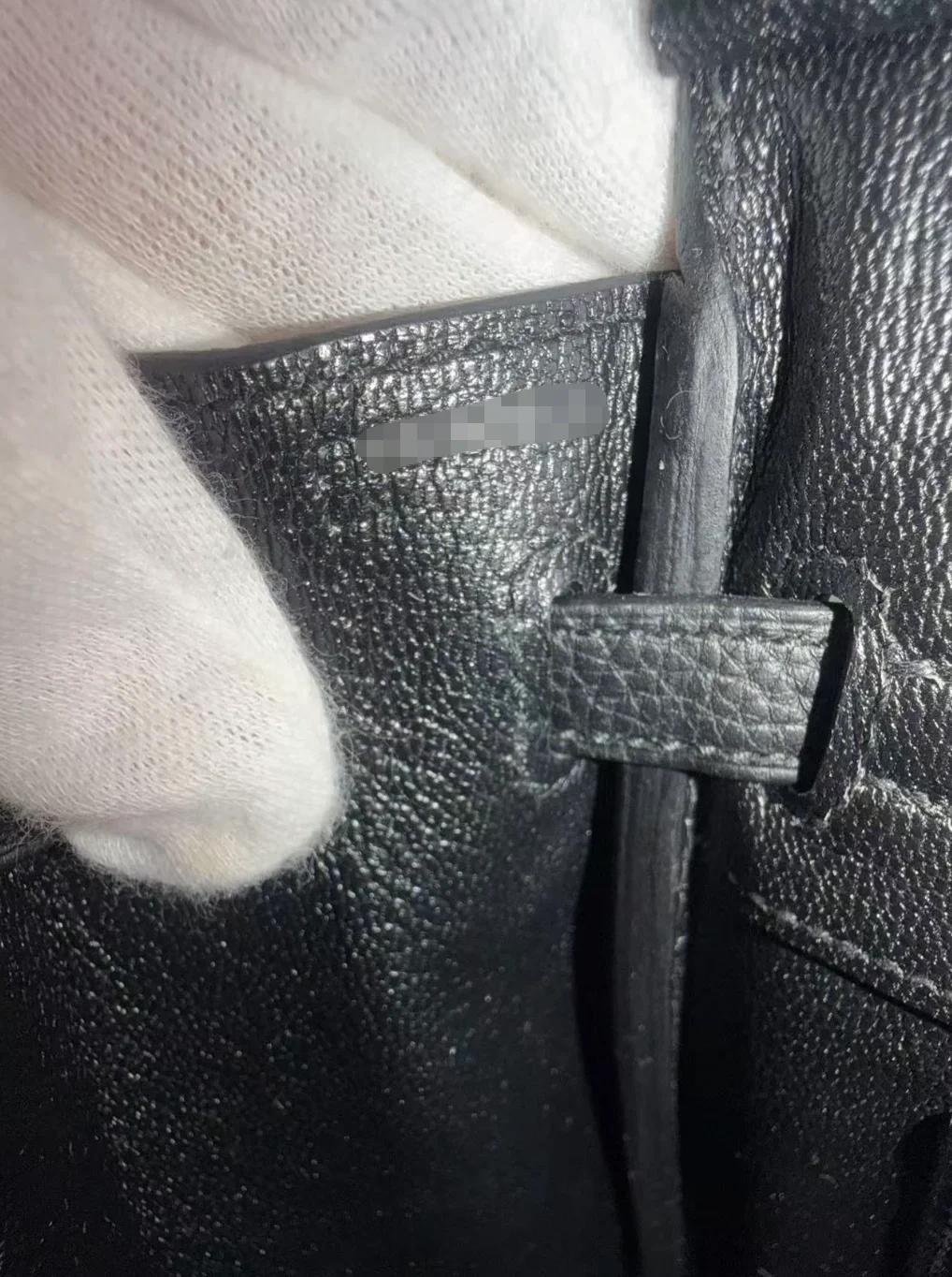 Brand New ( Rank N ) HERMÈS Birkin 25 Noir (89) Togo Palladium hardware G (2026) - 24
