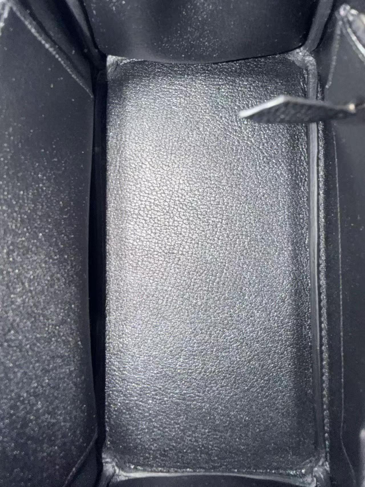 Brand New ( Rank N ) HERMÈS Birkin 25 Noir (89) Togo Palladium hardware G (2026) - 23