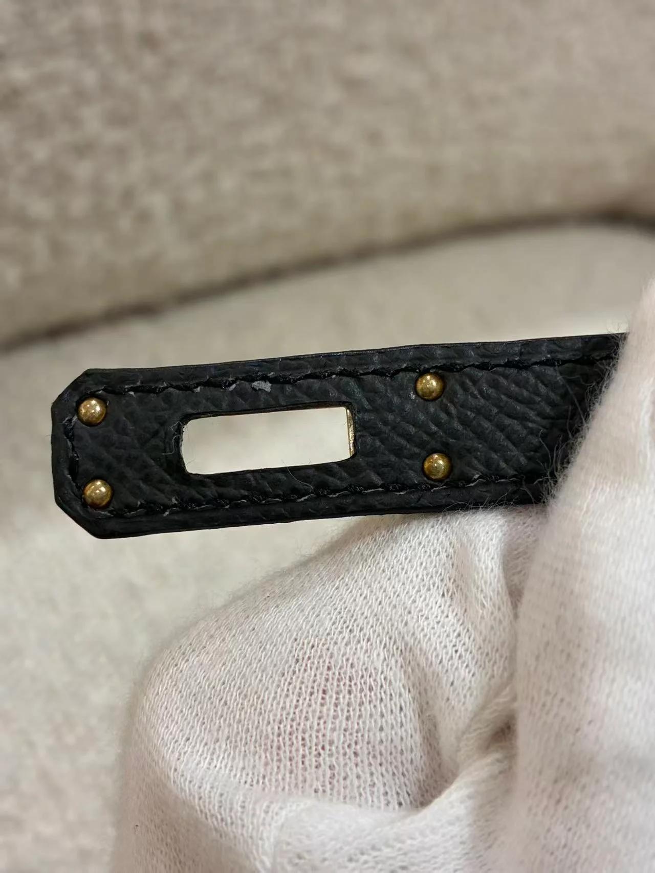 Brand New ( Rank N ) HERMÈS Kelly 25 Sellier Plomb (8P) Epsom Permabrass hardware G (2026) - 17