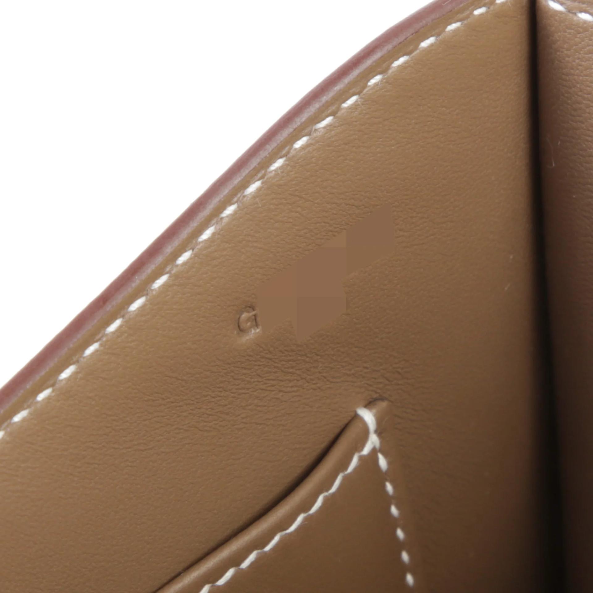 Brand New ( Rank N ) HERMÈS Constance Elan 2024 Etoupe (18) Epsom Gold hardware G (2026) - 14