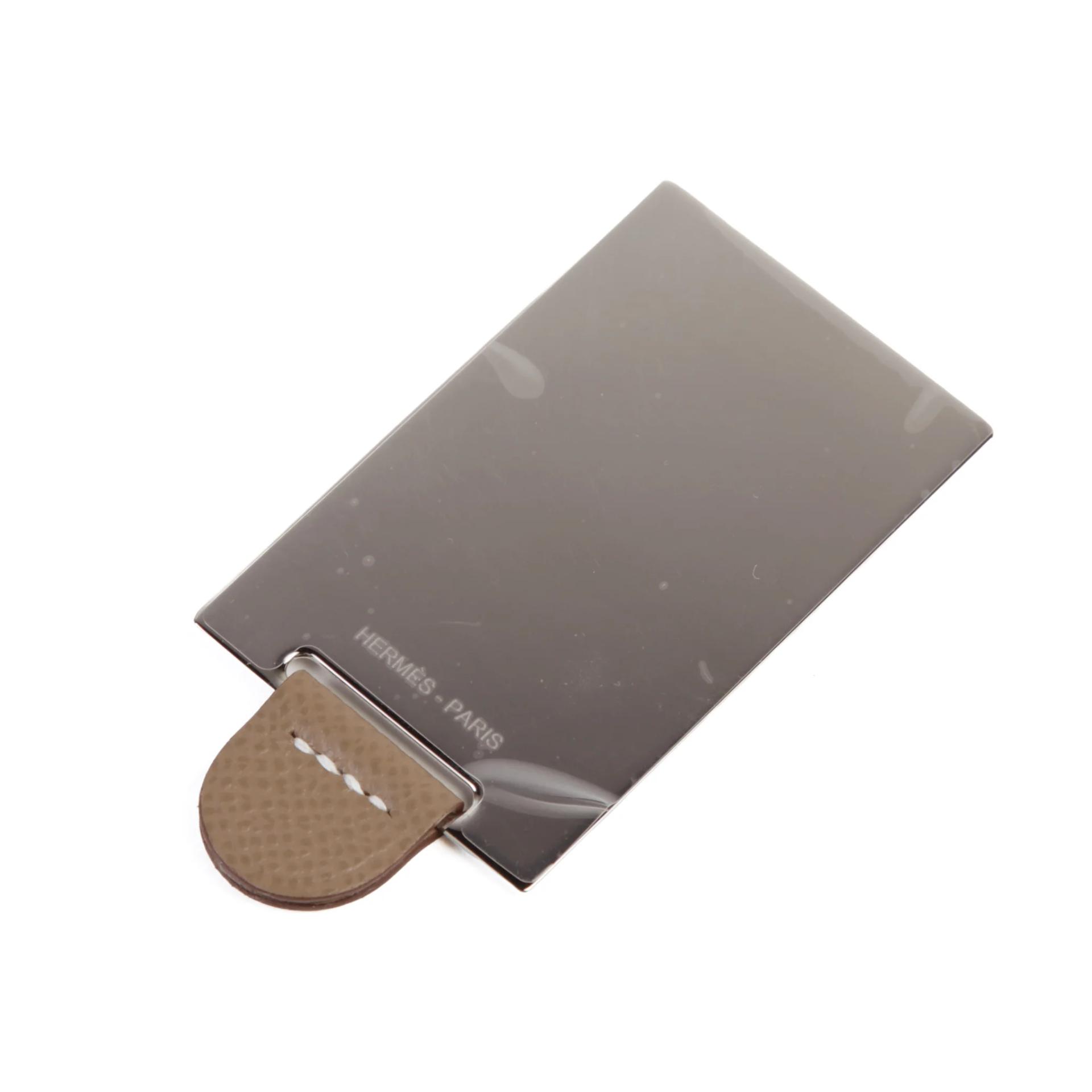 Brand New ( Rank N ) HERMÈS Constance Mini 19 Mirror Etoupe (18) Epsom Palladium hardware G (2026) - 15