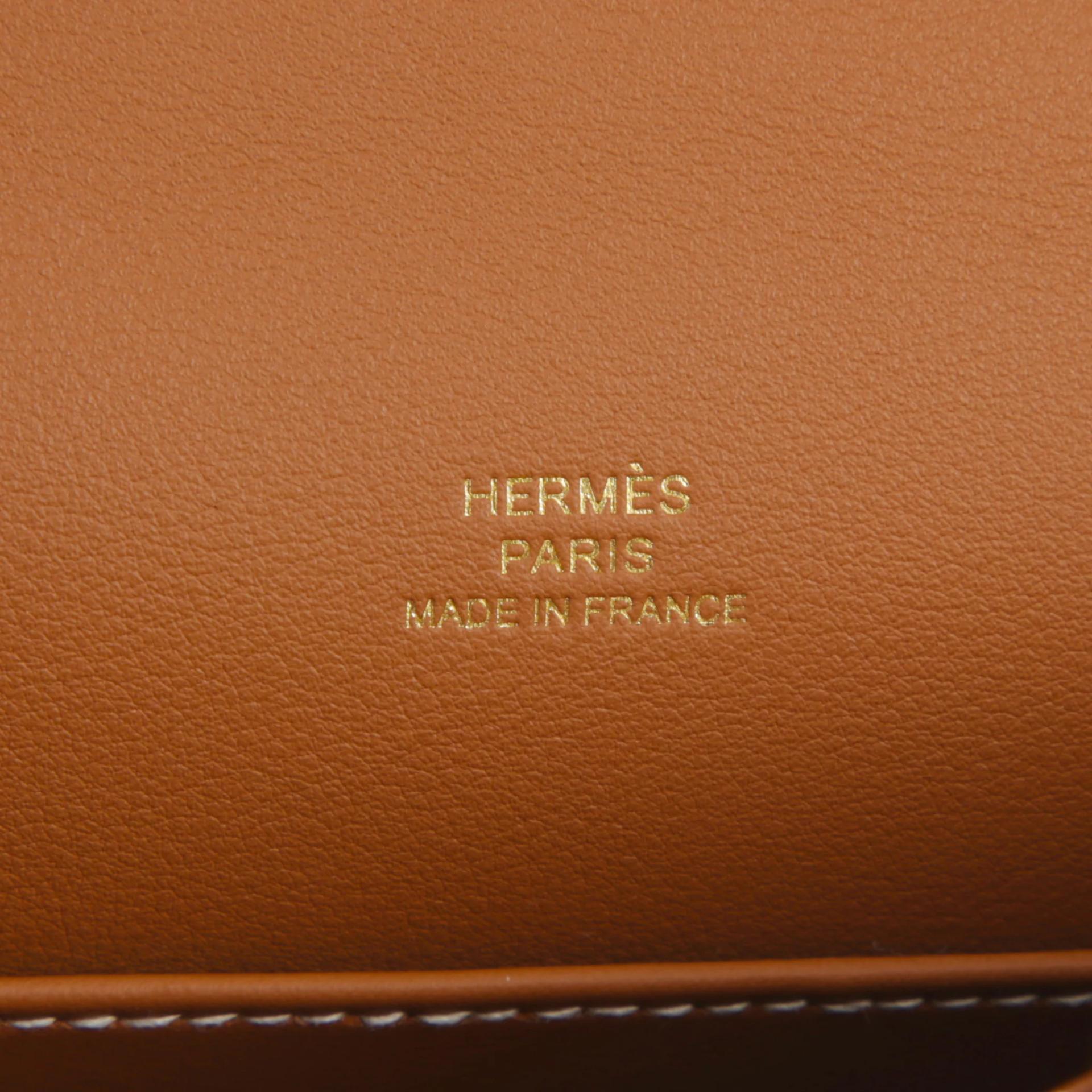 Brand New ( Rank N ) HERMÈS Kelly Pochette Gold (37) Swift Gold hardware G (2026) - 10