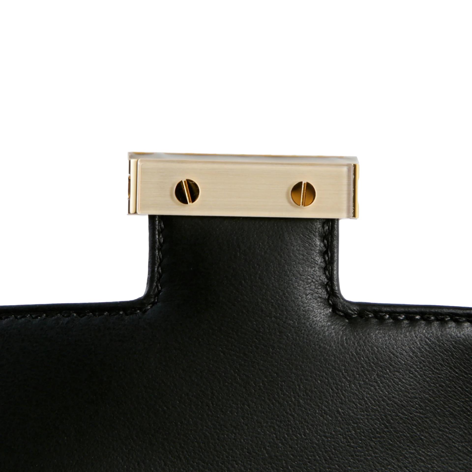 Brand New ( Rank N ) HERMÈS Constance Elan 2024 Noir (89) Epsom Gold hardware G (2026) - 9