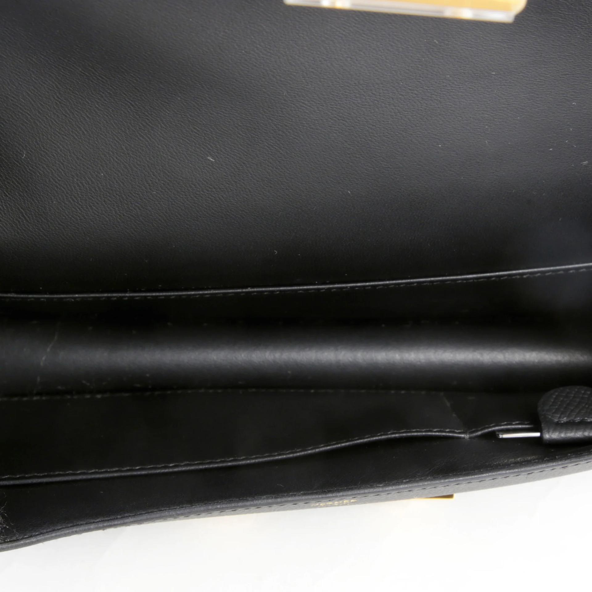 Brand New ( Rank N ) HERMÈS Constance Elan 2024 Noir (89) Epsom Gold hardware G (2026) - 11