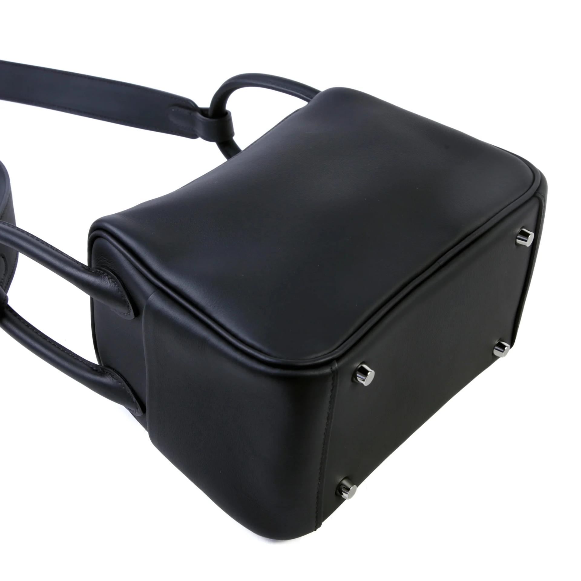 Unused ( Rank NS ) HERMÈS Mini Lindy Noir (89) Swift Electrum hardware K (2025) - 6