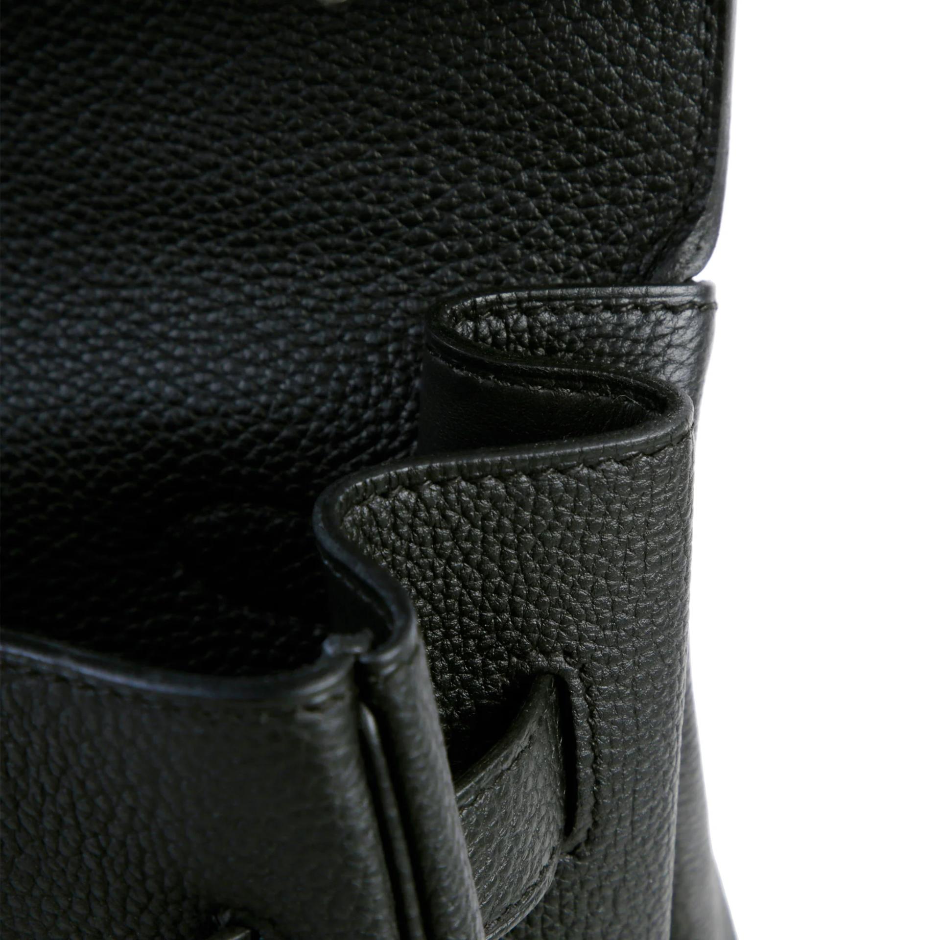 Excellent ( Rank SA ) HERMÈS Kelly 42 Maxi Noir (89) Togo Palladium hardware G (2026) - 11