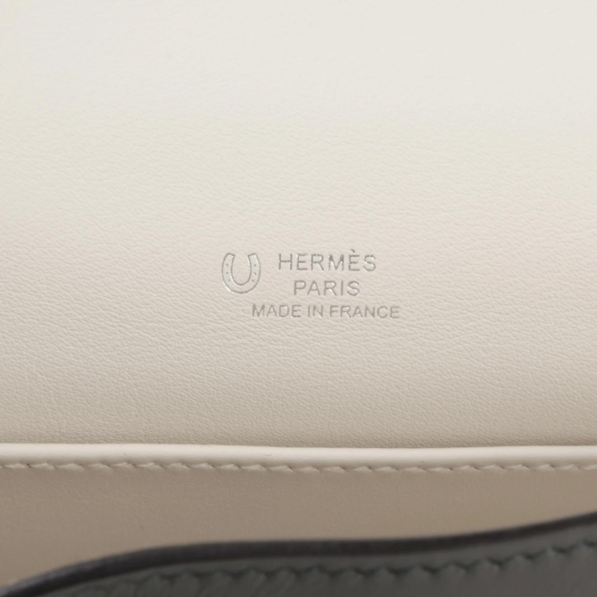 Brand New ( Rank N ) HERMÈS Special Order Kelly Pochette HSS Gris Meyer (0L) Nata (I2) Swift Palladium hardware K (2025) - 9