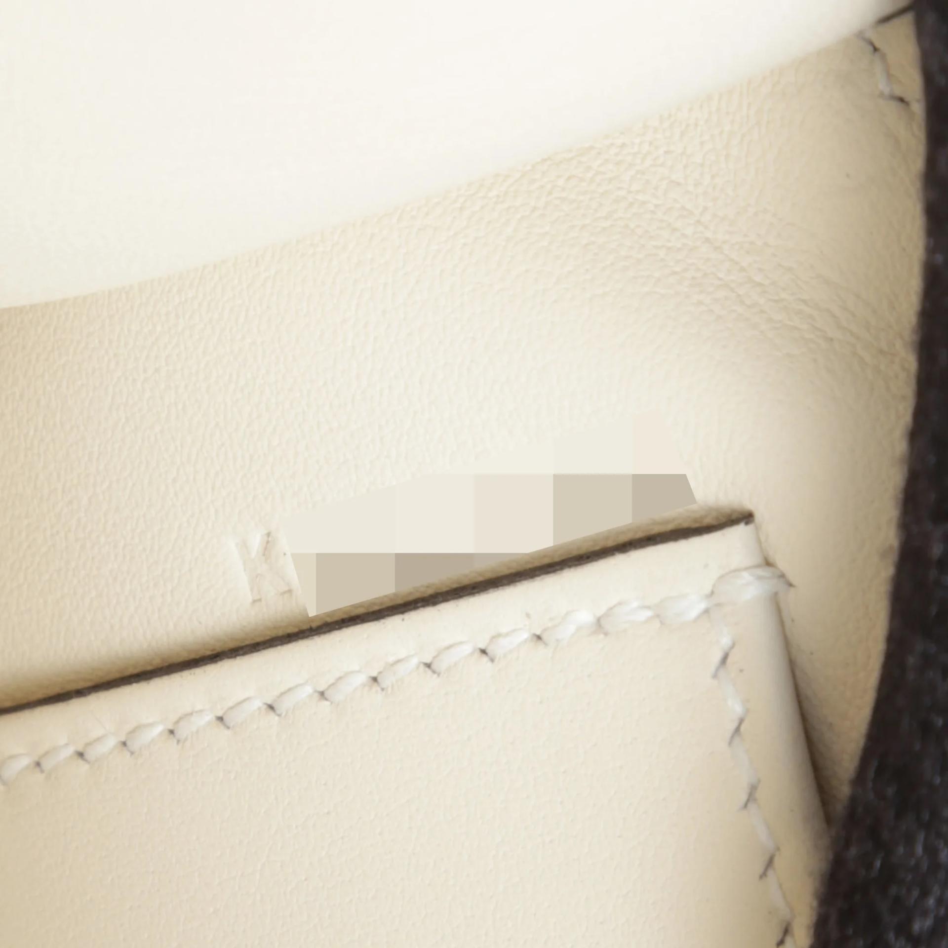 Brand New ( Rank N ) HERMÈS Special Order Kelly Pochette HSS Gris Meyer (0L) Nata (I2) Swift Palladium hardware K (2025) - 13