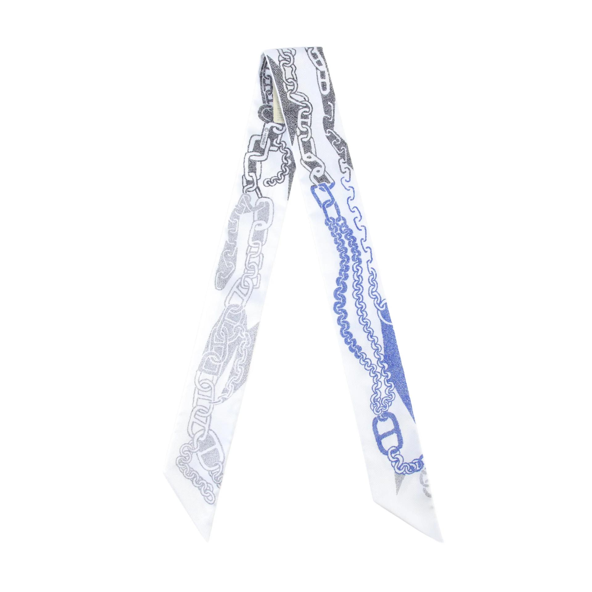 Twilly Boucles et Maillons White Gray Blue