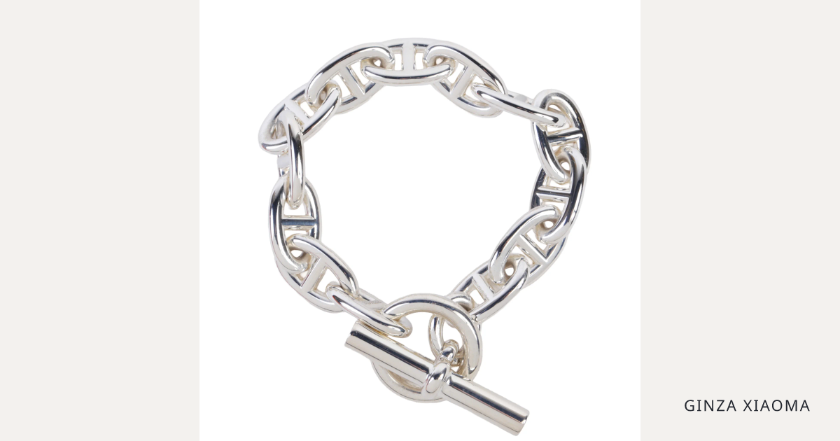 Chaine d'Ancre Bracelet TGM Silver | GINZA XIAOMA
