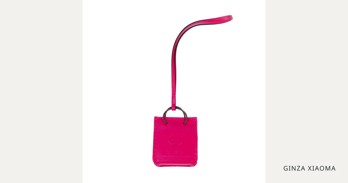 Sac Orange Bag charm Rose Mexico (0D) | GINZA XIAOMA