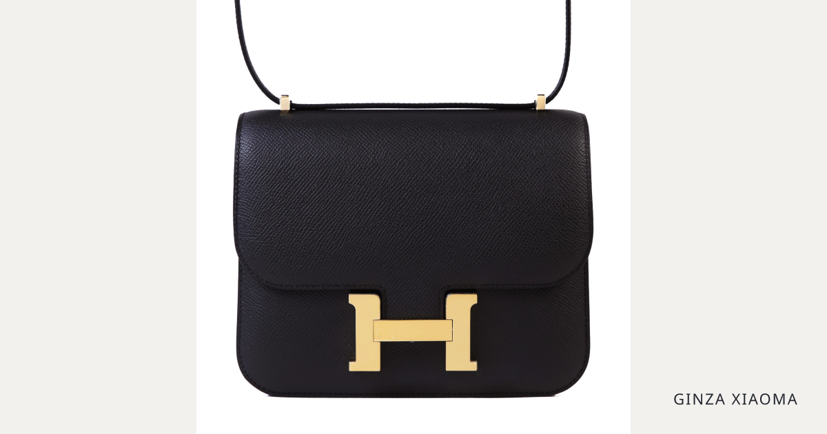♡HERMES♡超・超貴重WALLPAPERS入りスタンド!（W）♡ Constance Mini 19 Mirror Plomb (8P) | GINZA XIAOMA