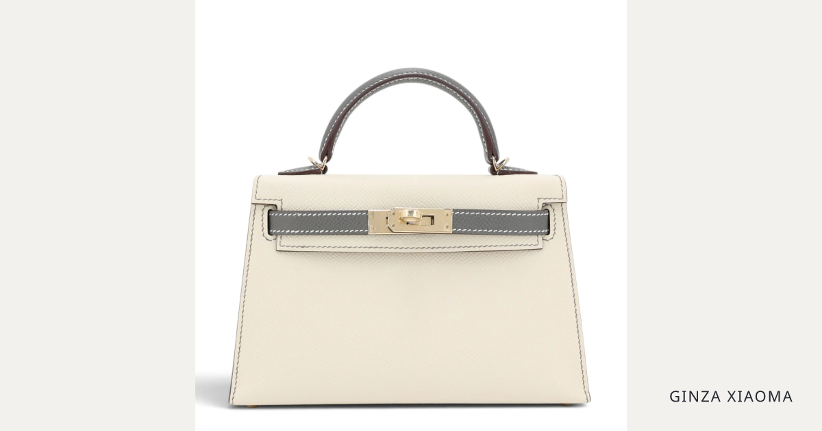 ［新品 セット］HERMES ミニケリー空箱、付属品 ミニケリー2 クレ (10) グリメイヤー (0L) | GINZA XIAOMA